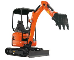 Miniexcavadoras e Escavadoras